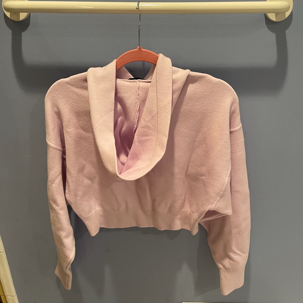 Zara cropped hoodie